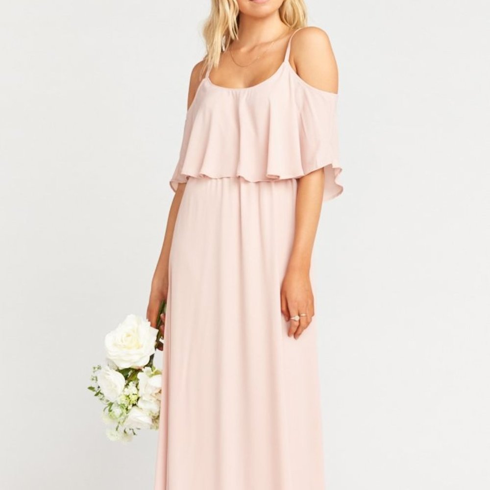 Show Me Your Mumu Caitlin Ruffle Maxi Dress
